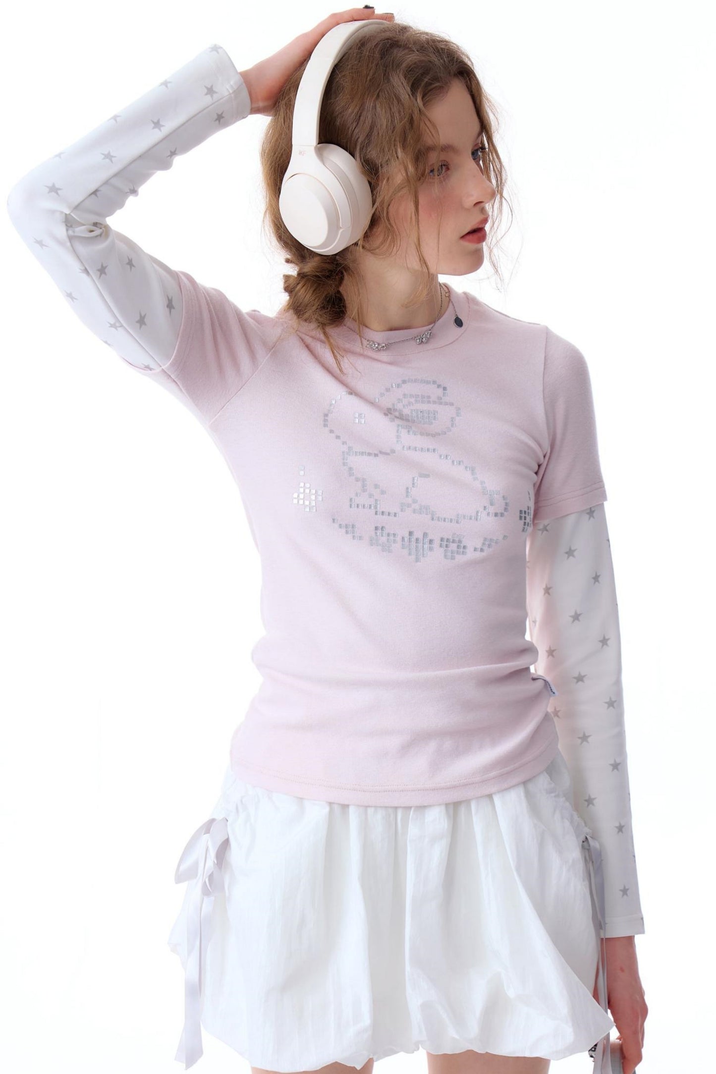 Retro Pixel Rabbit Tee