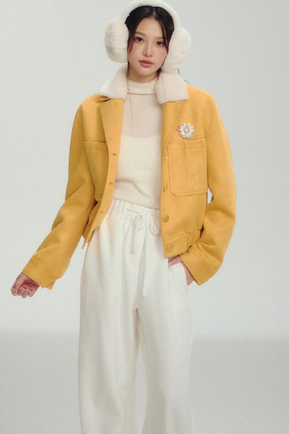 Fleece Luxe Wide-Leg Pants