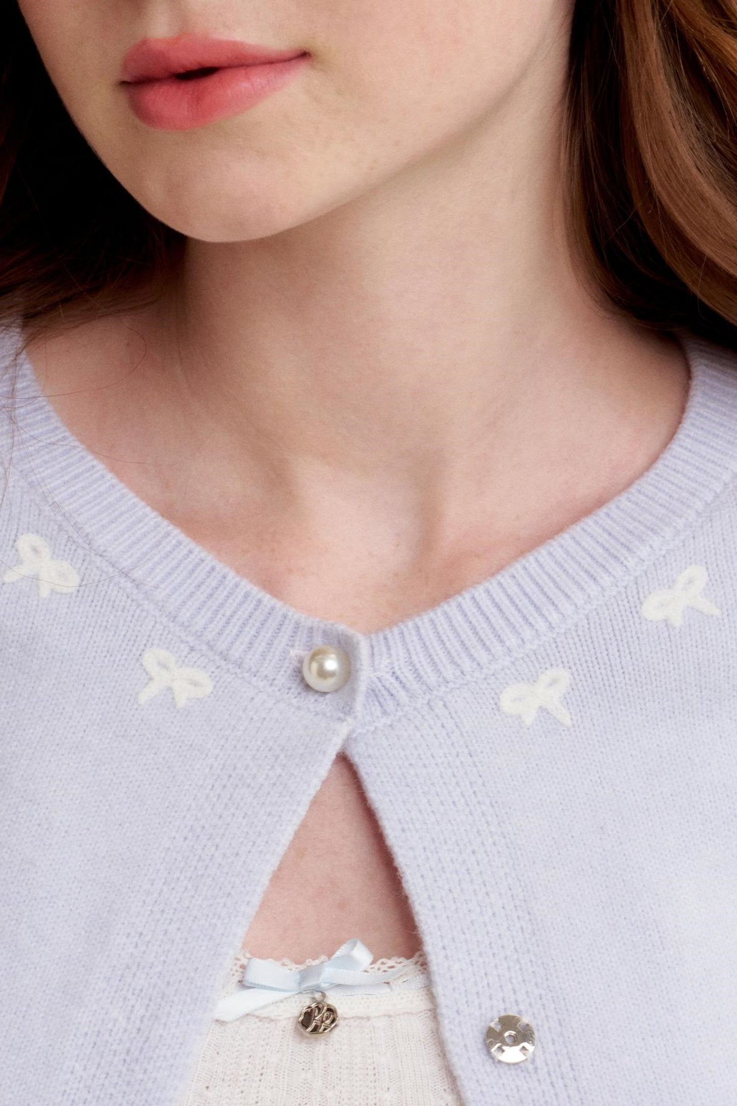 Pearl Button Knit Cardigan