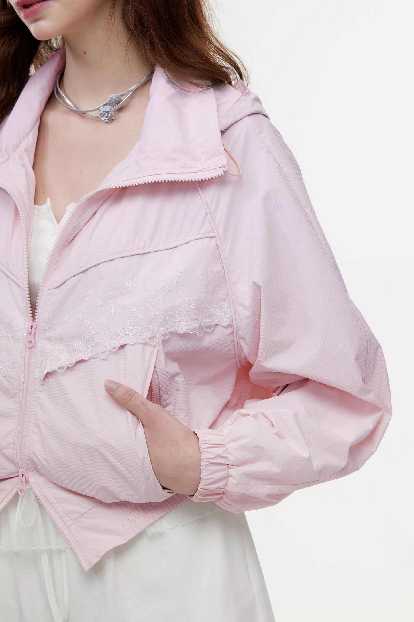 Lace Sun Hood Jacket