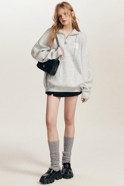 Sculptured Polo Neck Top