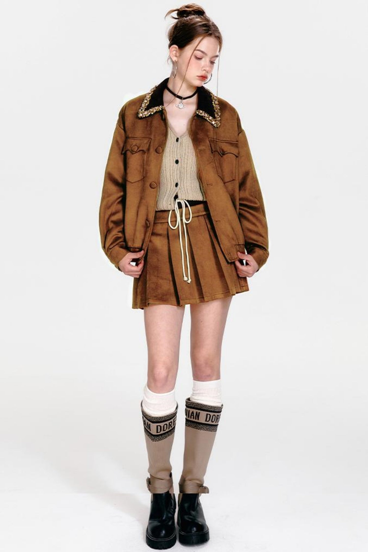 Yellow Diamond Skirt