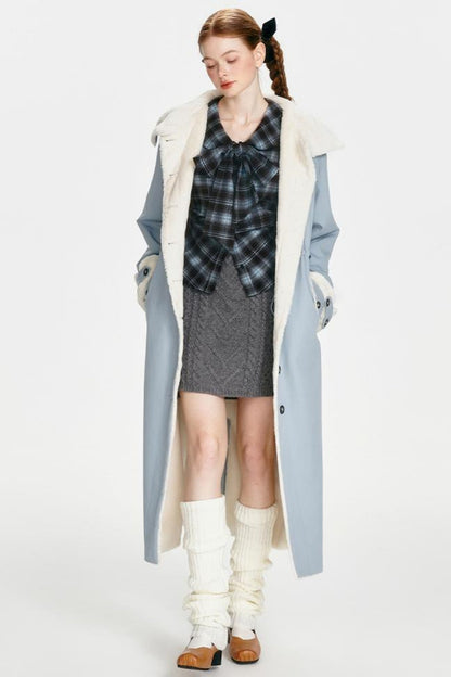 Navy Collar Collegiate Plaid Shirt