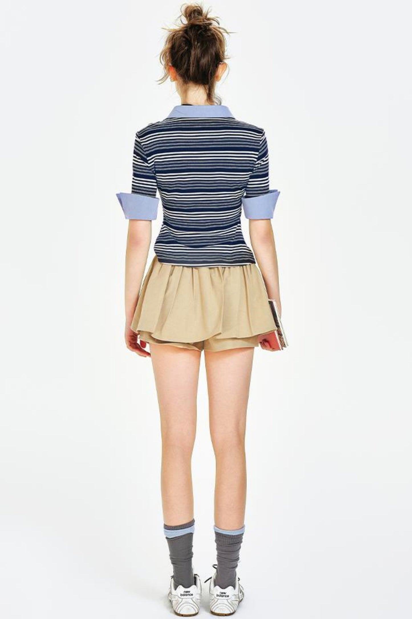 Color Clash Polo Tee