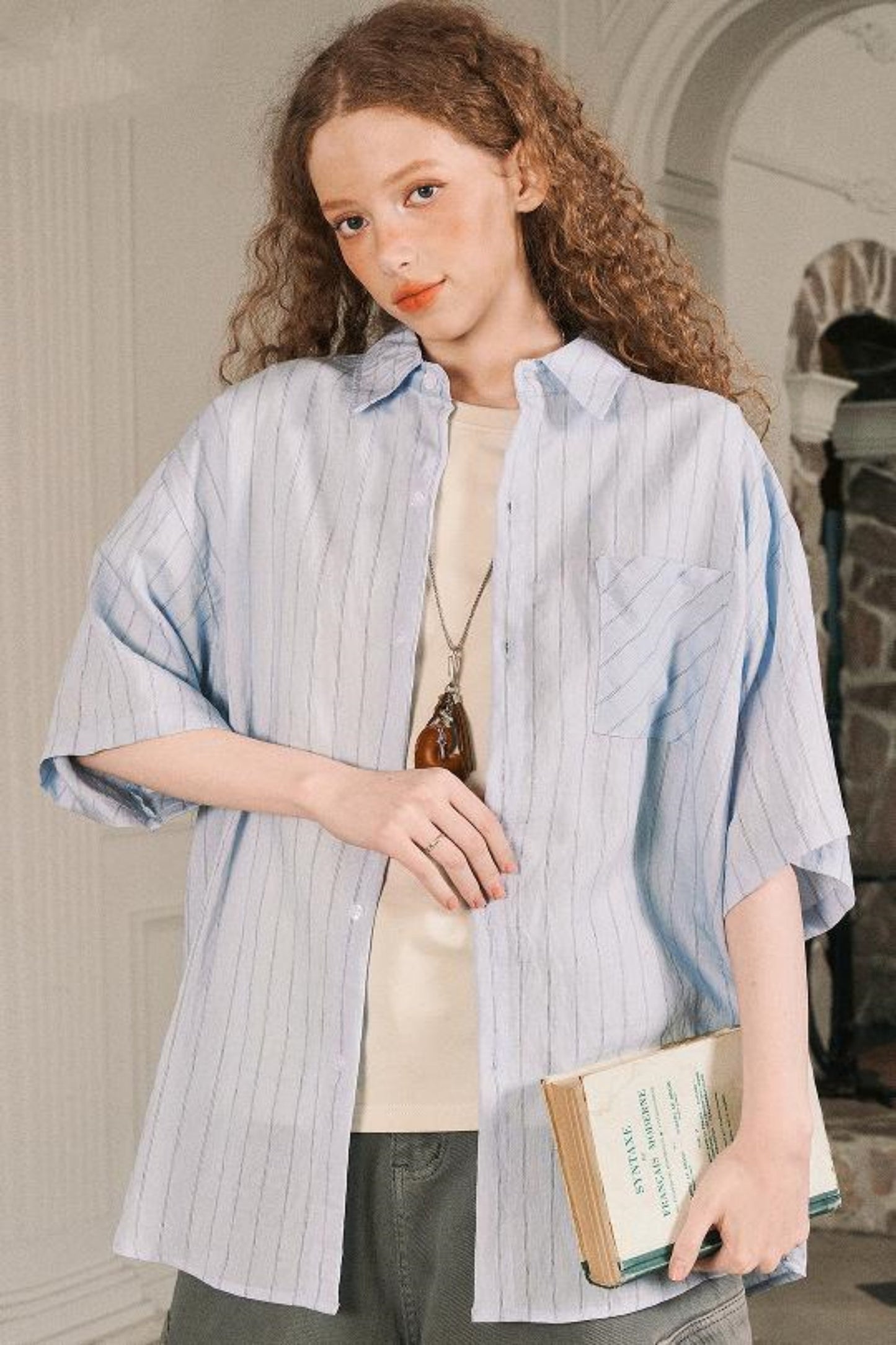 Striped Womens T-Shirt