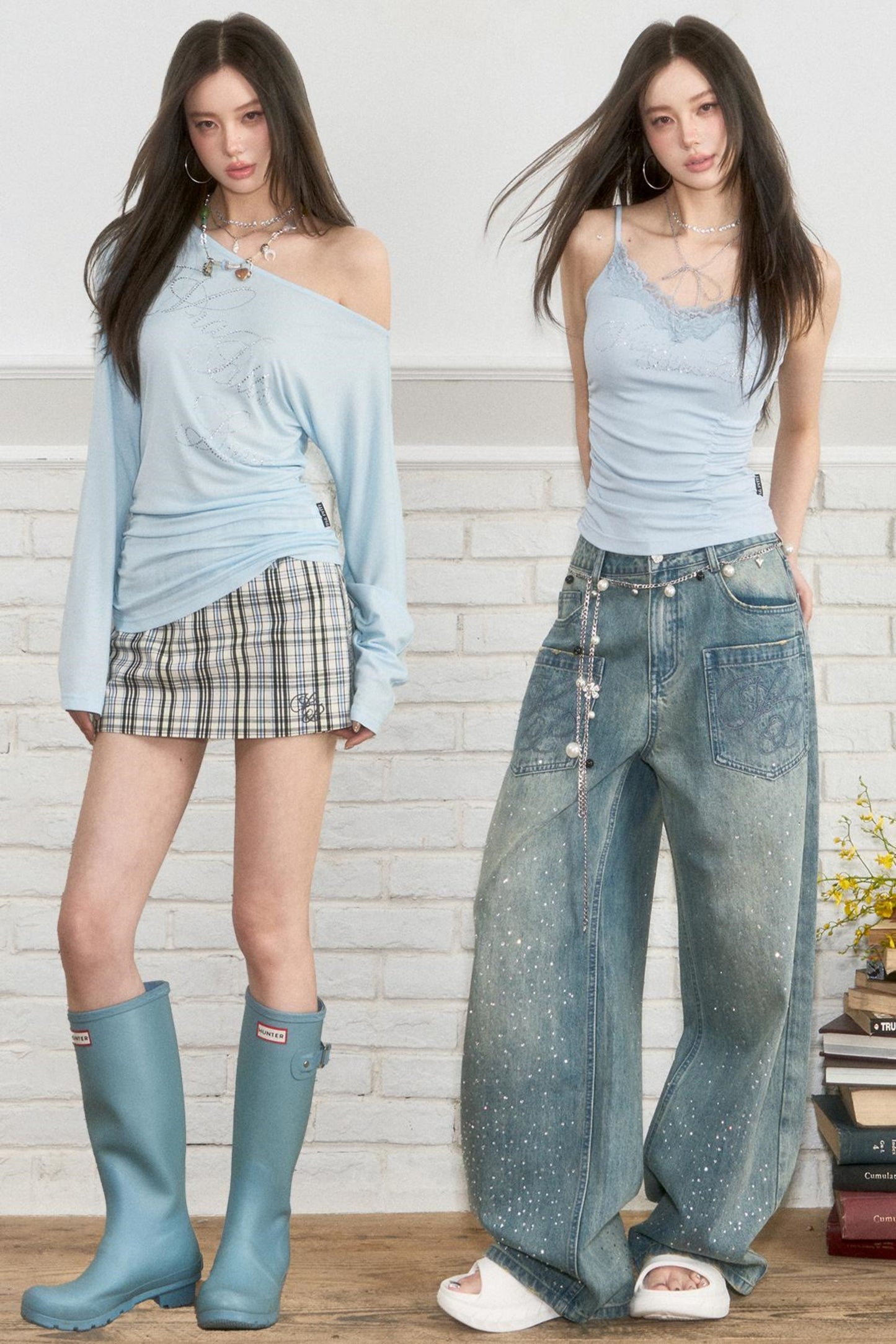 One-Shoulder Chic Set-Up