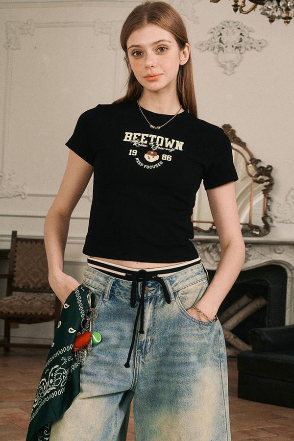 Round Neck Summer Fit T-Shirt