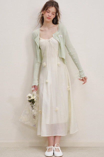 Airy Floral Resort Dress