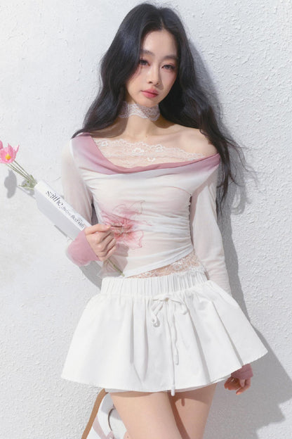 Romance A-Line Layered Skirt