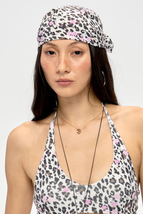 Retro Polka Dot Bandana Scarf