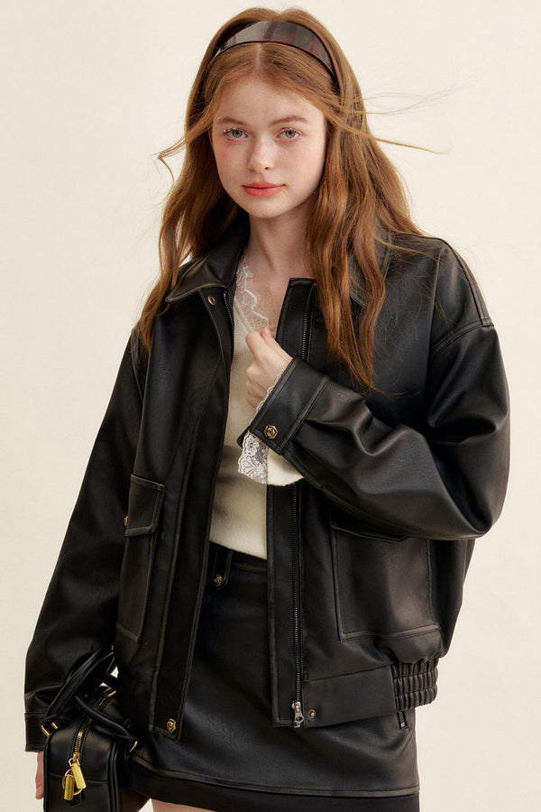 Vintage Rose Leather Set-Up