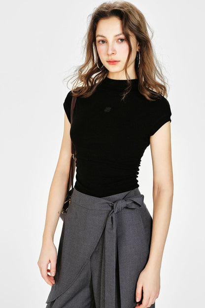 Front Wide-Leg Pants