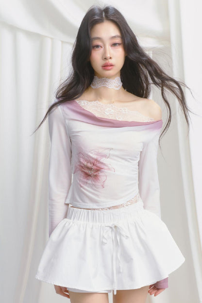 Romance A-Line Layered Skirt