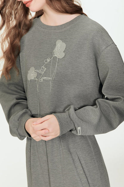 Spring Floral Knit Set