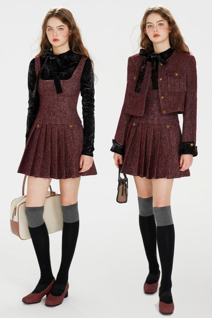 Fragrant Pleated Dress Set-Up