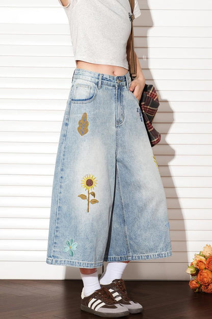 Sunflower Denim Shorts
