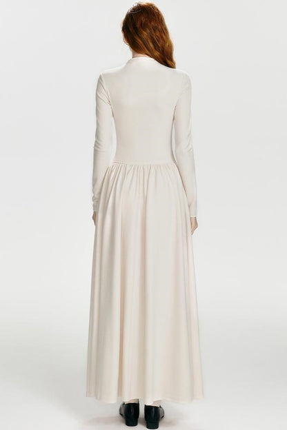 Chic Drawstring Maxi Dress Set-Up