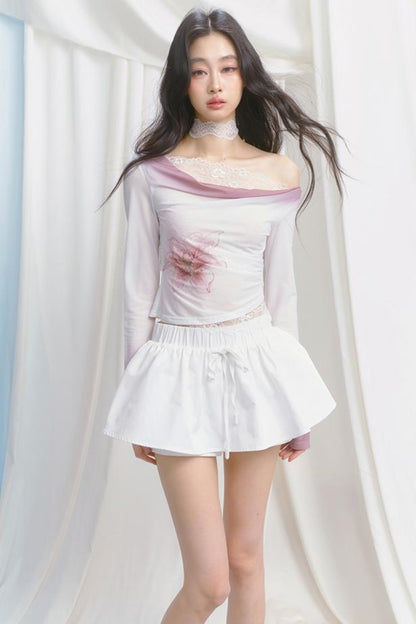 Romance A-Line Layered Skirt