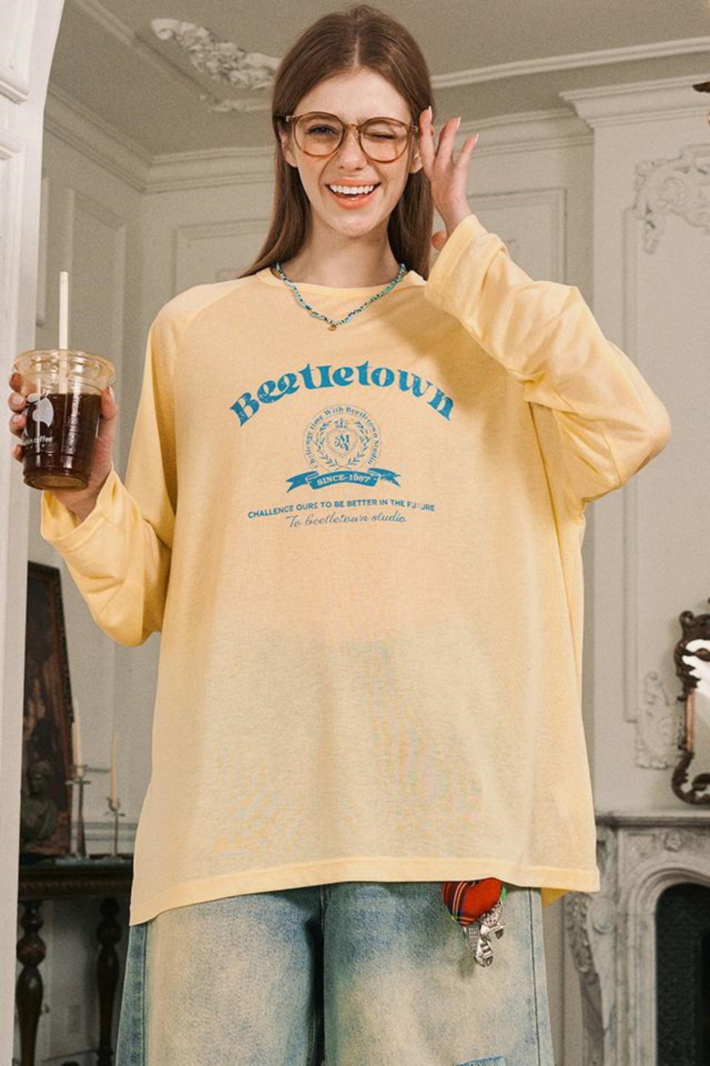 Breathable Long Knit Top