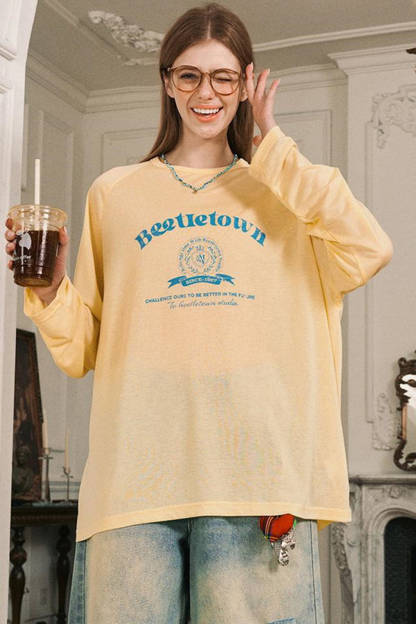 Breathable Long Knit Top