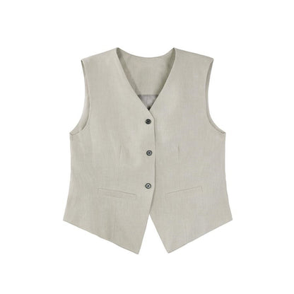 Elegance V-Collar Black Vest Set-Up