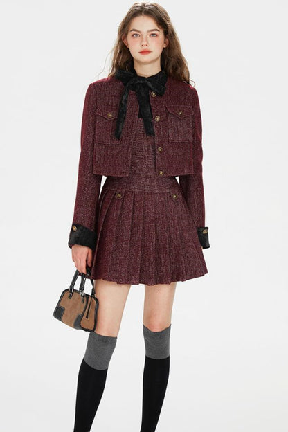 Fragrant Pleated Dress Set-Up