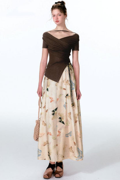 Pleat Bustier Set-Up