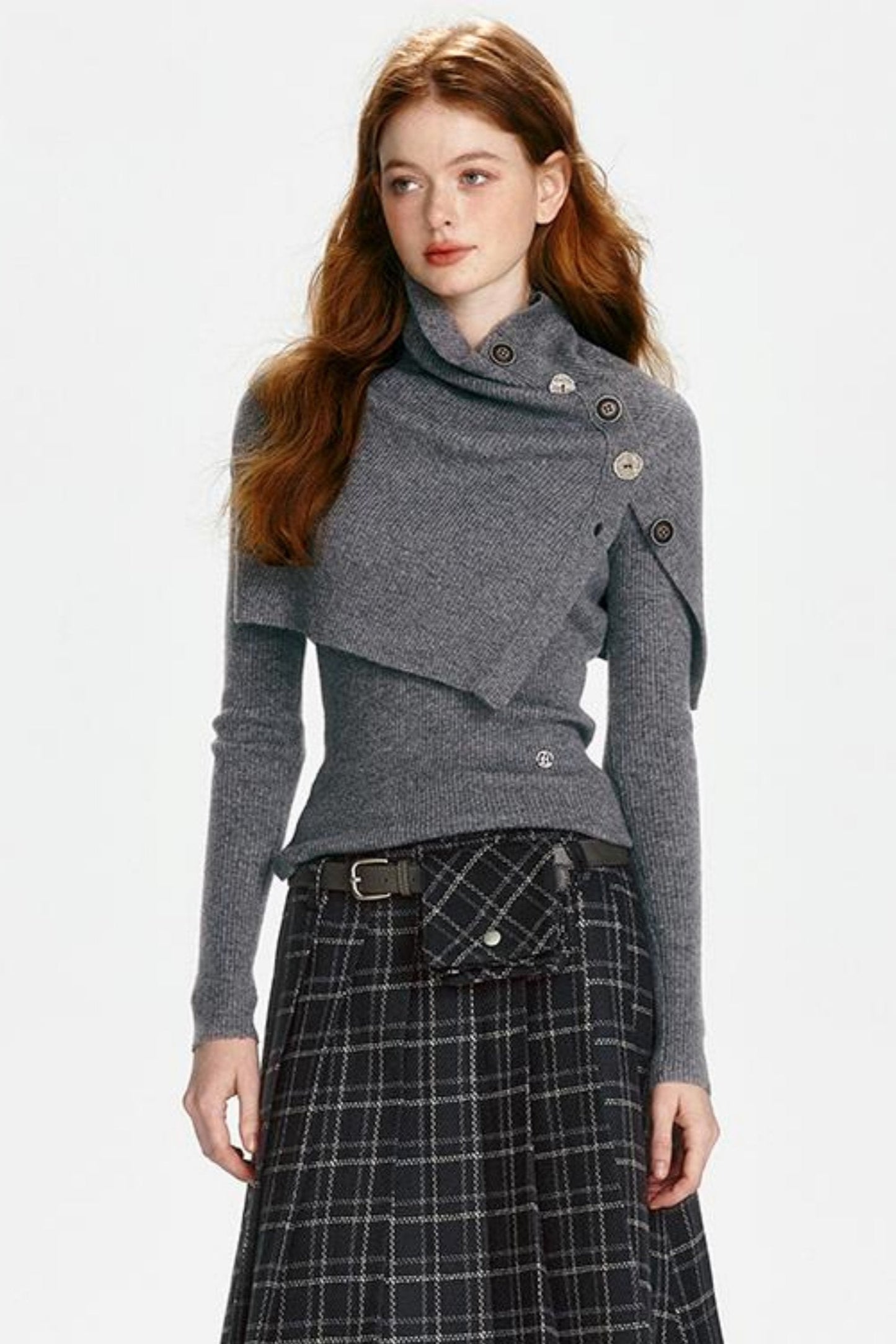 Slim Fit Knit Sweater Set-Up