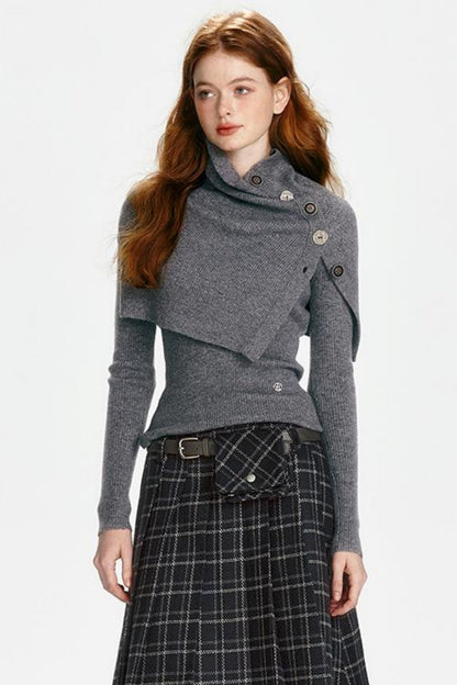 Slim Fit Knit Sweater Set-Up