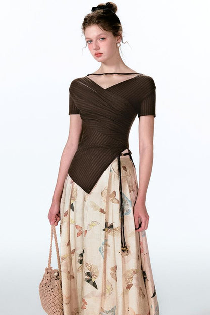 Pleat Bustier Set-Up