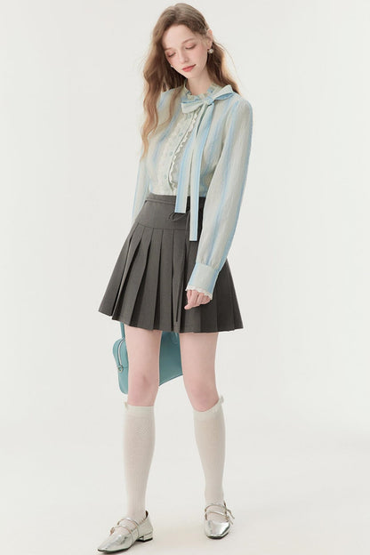 Gradient Stripe Blouse