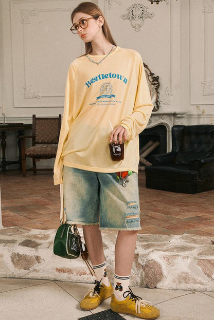 Breathable Long Knit Top