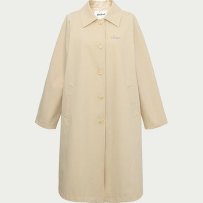 Petite Floral A-Line Trench Coat
