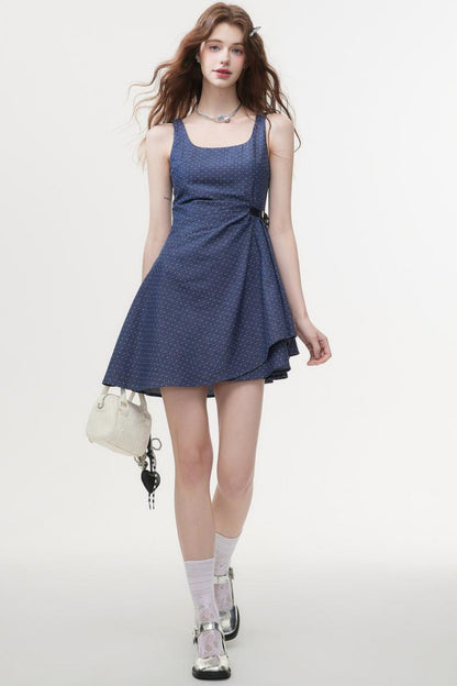 Polka Dot A-Line Dress