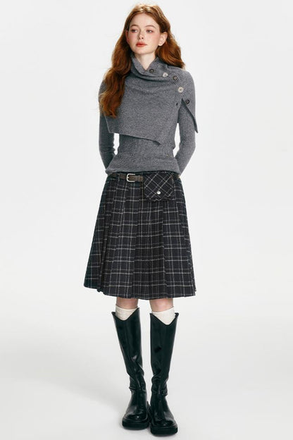 Slim Fit Knit Sweater Set-Up