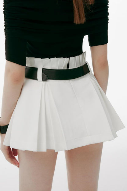 Peppermint Pleat Skirt