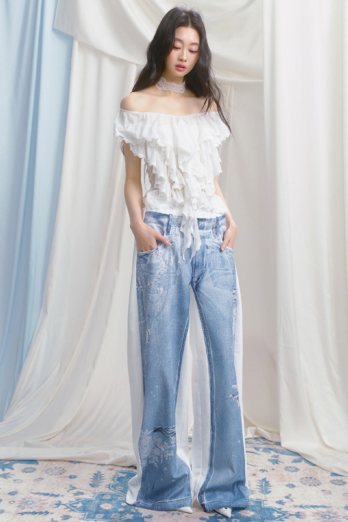 Moonlight Ripple Ambient Camisole Set-Up