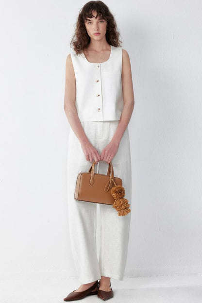 Chic Linen Suit Set-Up