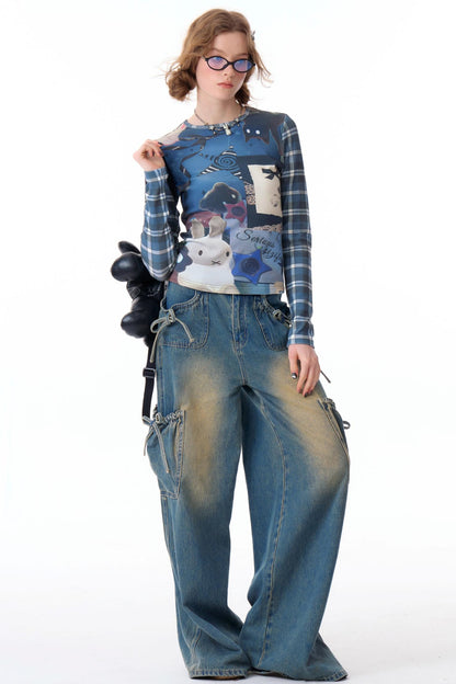 Retro Rabbit Print Tee