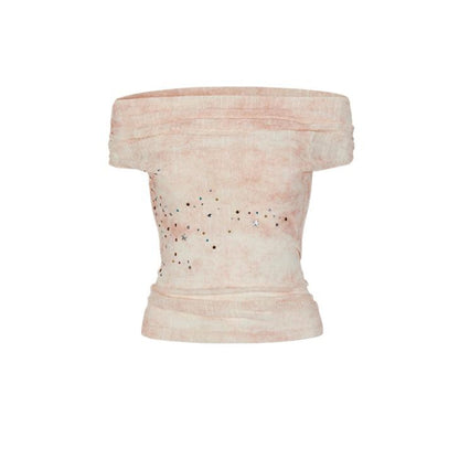 Vibrant One-Shoulder Top