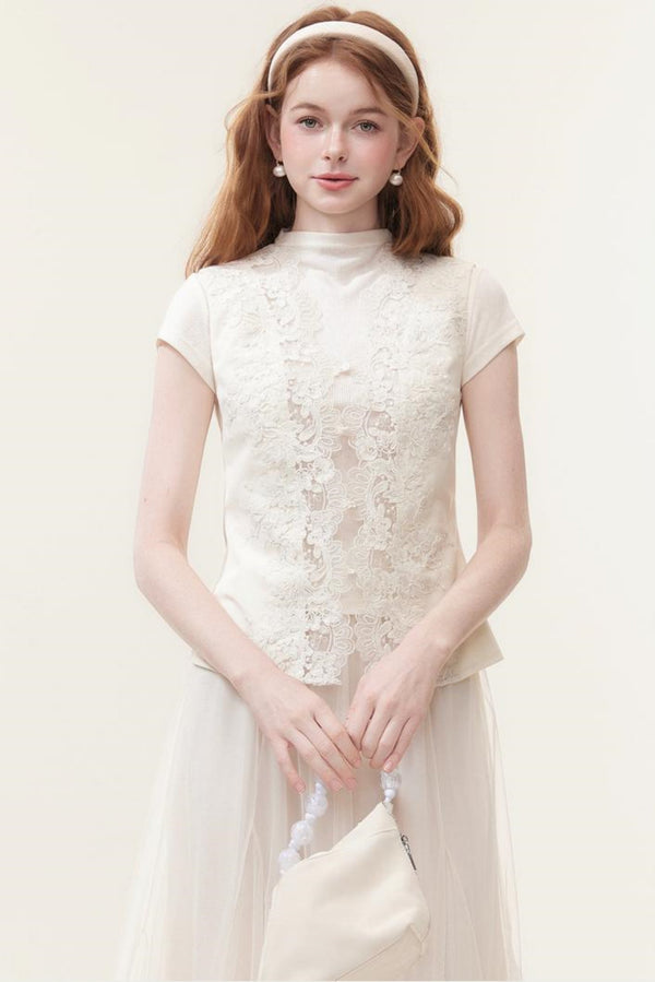 Luxe Lace Sleeveless Top Set-Up