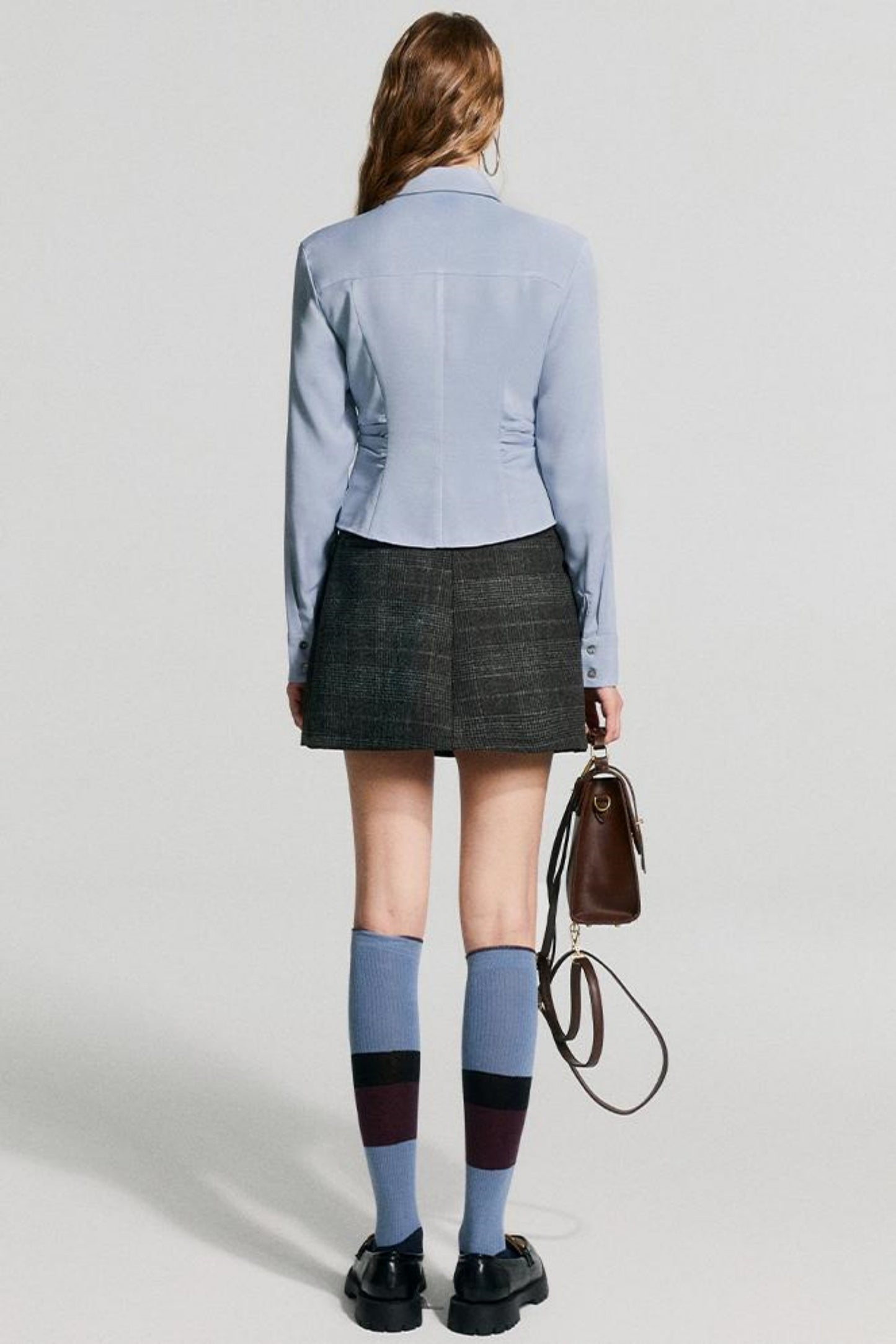 Tie Accent Waist Shirt