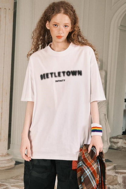 Summer Loose And Short Beetle Tee