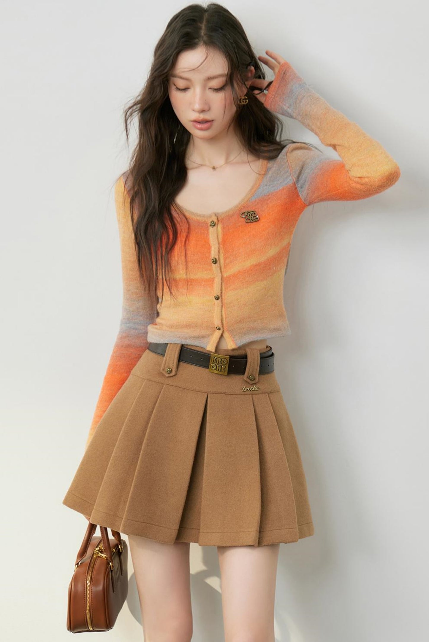 Vintage Style Ombre Knitwear Set-Up