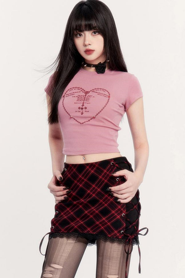 Love Print Two-Piece Set-Up