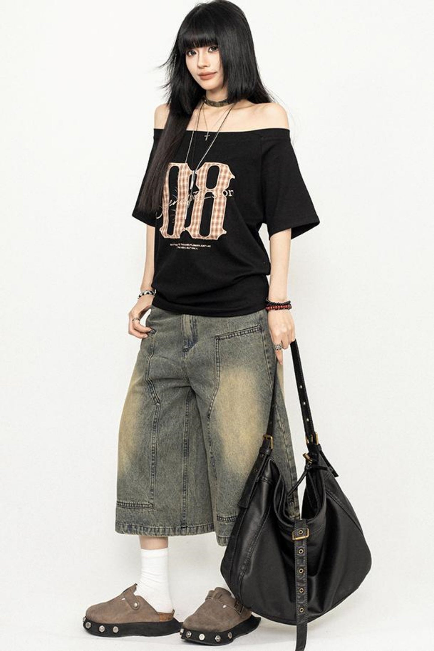 Retro Spice Girls One-Shoulder Tee