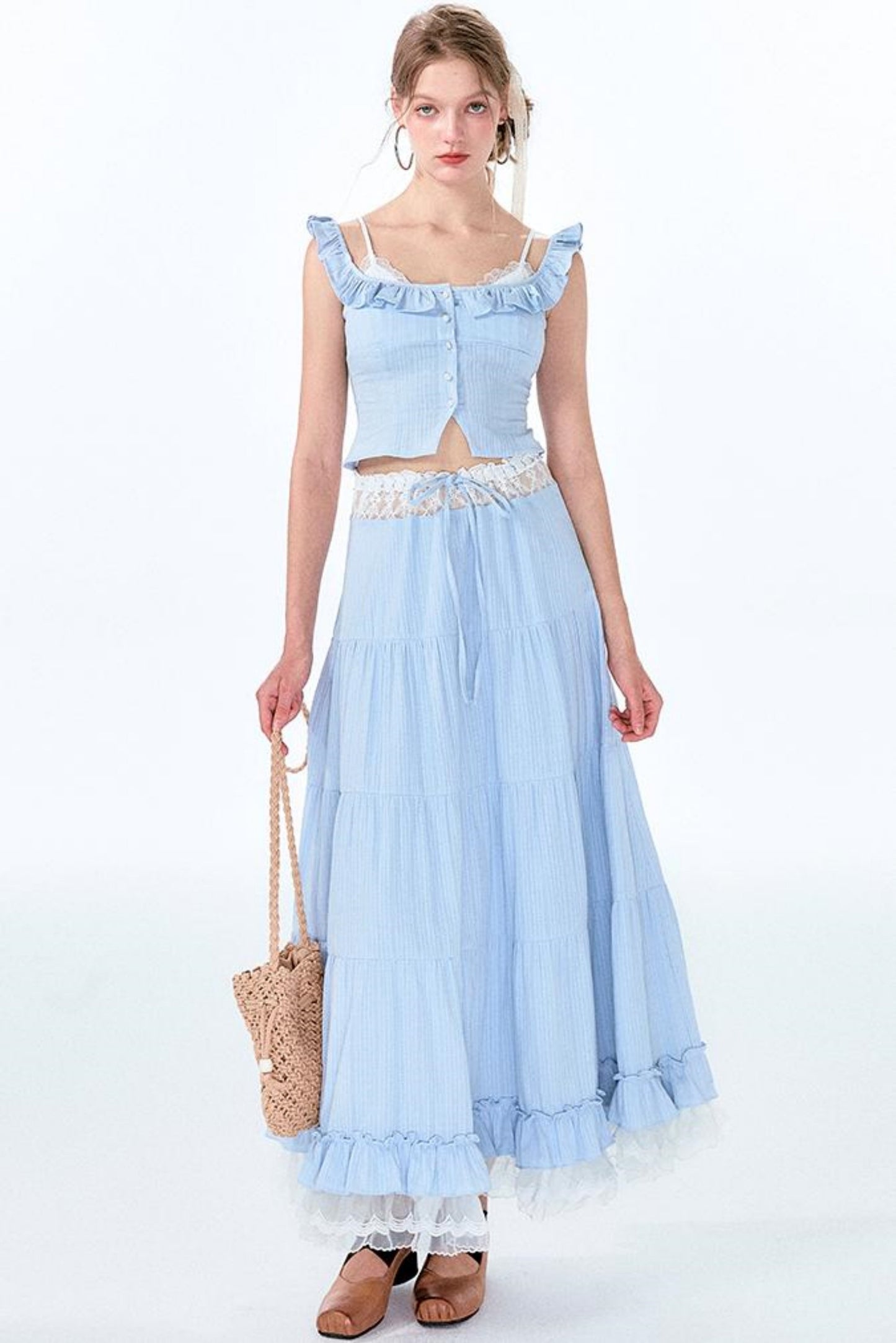 Lace Charm Camisole Set-Up