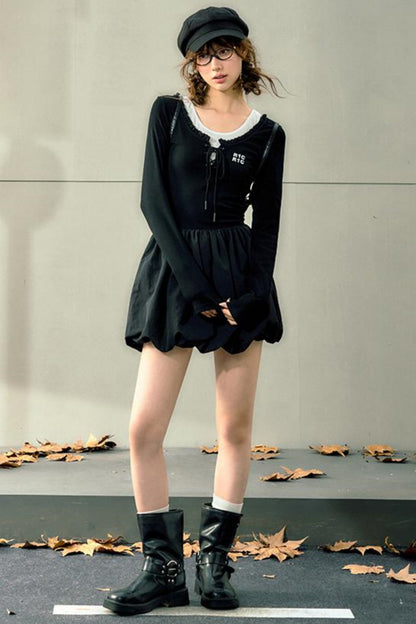 Color Clash Sleeveless Summer Dress