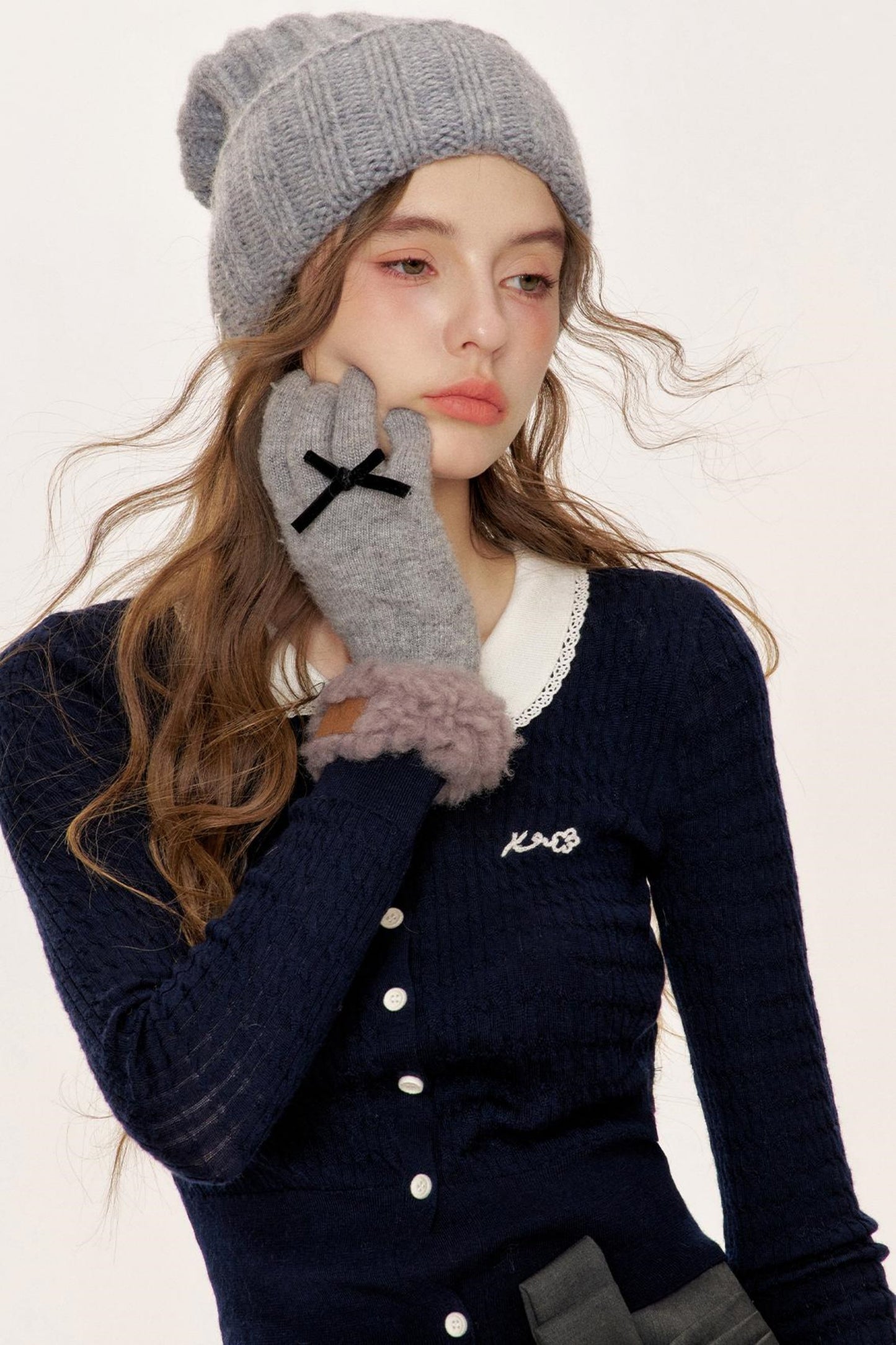 Floral Knit Cardigan