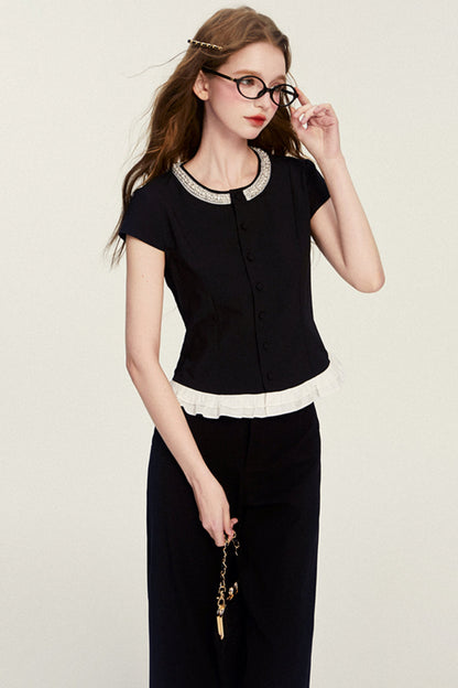 Black Collar Niche Shirt